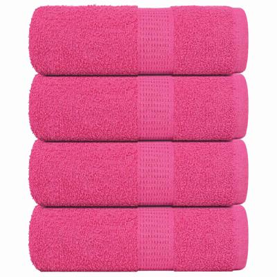 VidaXL Zeepdoekjes 4 st 30x30 cm 360 g/m² 100% katoen roze
