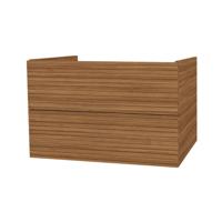 Onderkast BWS Elite 80x45x50 cm Met Horizontaal Reliëf Walnoot Boss & Wessing Onderkast BWS Elite 80x45x50 cm Met Horizontaal Reliëf Walnoot Boss & Wessing