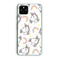 Rainbow Unicorn: Google Pixel 5a 5G Transparant Hoesje