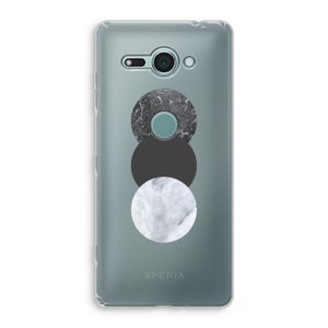 Marmeren cirkels: Sony Xperia XZ2 Compact Transparant Hoesje