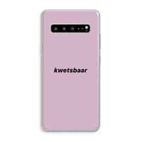 kwetsbaar: Samsung Galaxy S10 5G Transparant Hoesje - thumbnail