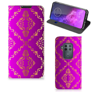 Telefoon Hoesje Motorola One Zoom Barok Roze