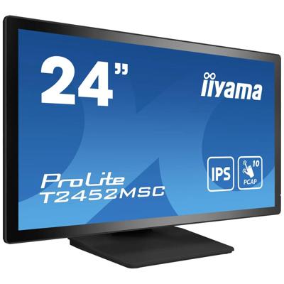 Iiyama ProLite Touchscreen monitor Energielabel: E (A - G) 60.5 cm (23.8 inch) 1920 x 1080 Pixel 16:9 14 ms HDMI, DisplayPort, USB IPS LED