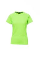 Damesshirt Runner flu green