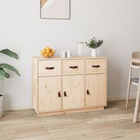 Dressoir 100x40x75 cm massief grenenhout - thumbnail