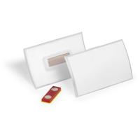 Durable 826019 Naamplaatje CLICK FOLD (b x h) 95 mm x 60 mm magneet 10 stuk(s)