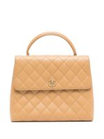 CHANEL Pre-Owned sac cabas à matelassage losanges (2001) - Tons neutres