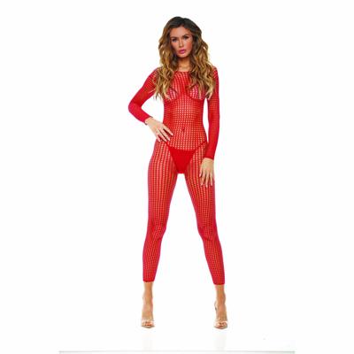 Bodystocking René Rofé Rood (Één maat)