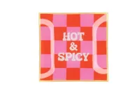 PLATE SQUARE HOT & SPICY 18X18X2CM
