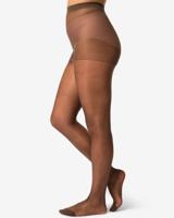 HEMA Panty's glans transparant 20 denier - 4 stuks bruin (bruin)