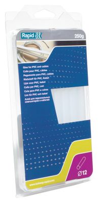 Rapid Lijmpatronen PVC/Kabel, Transparant Ø12mm 250g