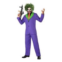 Kostuums voor Volwassenen Joker Paars Moordenaar (3 Onderdelen) - Maat: XS/S - Maat: XS/S