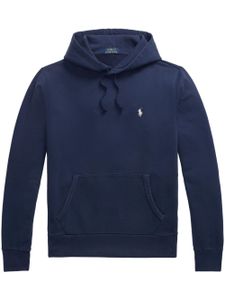 Polo Ralph Lauren hoodie en coton à motif Polo Pony - Bleu