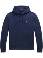 Polo Ralph Lauren hoodie en coton à motif Polo Pony - Bleu