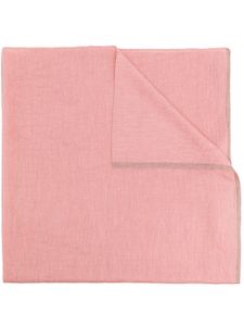 NORLHA écharpe en cachemire Chic Light Border - Rose