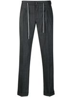 Barba pantalon de costume à fines rayures - Gris