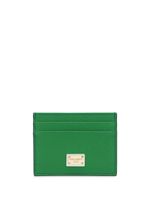 Dolce & Gabbana porte-cartes en cuir à logo - Vert