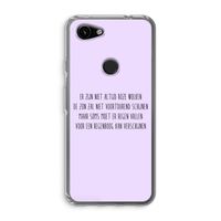 Regenboog: Google Pixel 3a Transparant Hoesje