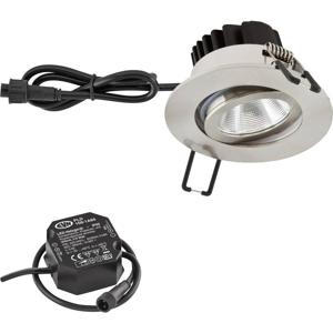 EVN PC650N61302 EVN Lichttechnik LED-inbouwlamp LED LED vast ingebouwd 6 W RVS