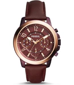 Horlogeband Fossil ES4116 Leder Bruin 18mm