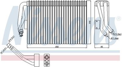 Verdamper, airconditioning 92295
