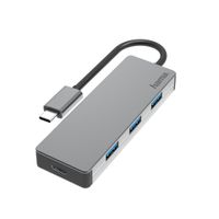 Hama 00200105 interface hub USB 3.2 Gen 2 (3.1 Gen 2) Type-C 10000 Mbit/s Grijs