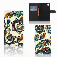 Wallet Case Sony Xperia L1 Barok Flower - thumbnail