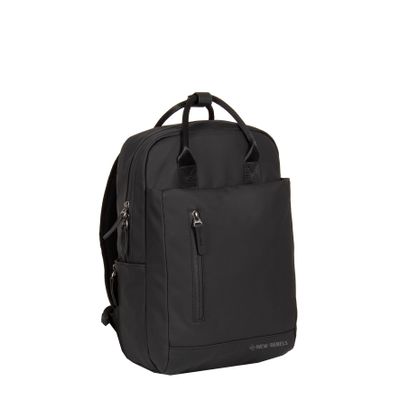 New Rebels Harper Miami Zwart 10L Rugzak Waterafstotend Laptop 13"