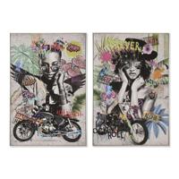 Canvas Home ESPRIT polyestyreen Canvas 80 x 3,5 x 120 cm