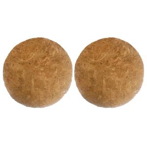 Inlegvel - 2x - kokos - voor hanging basket - 30 cm - kokosinleggers
