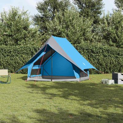 Tenten met dak Blauw 220 x 233 x 184 cm Polyester