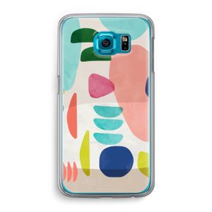 Bold Rounded Shapes: Samsung Galaxy S6 Transparant Hoesje