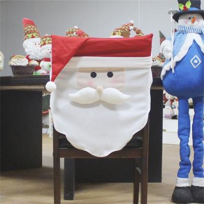 Santa Claus patroon diner tafel stoel cover kerst decoratie