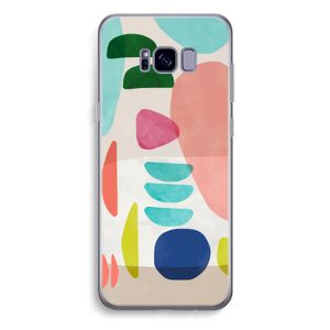 Bold Rounded Shapes: Samsung Galaxy S8 Plus Transparant Hoesje