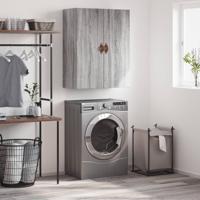 Wandkast 69,5x34x90 cm grijs sonoma eikenkleurig