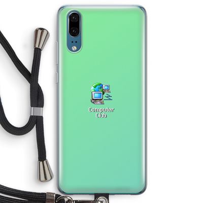 Win98: Huawei P20 Transparant Hoesje met koord