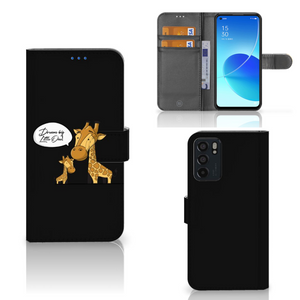 OPPO Reno6 5G Leuk Hoesje Giraffe