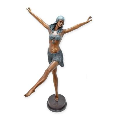 A BRONZE SCULPTURE OF THE DANCER OF PALMYRA