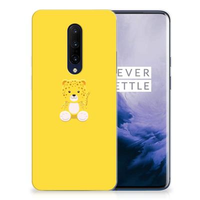 OnePlus 7 Pro Telefoonhoesje met Naam Baby Leopard OnePlus 7 Pro Telefoonhoesje met Naam Baby Leopard