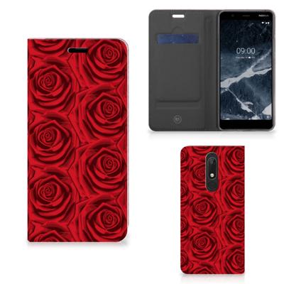 Nokia 5.1 (2018) Smart Cover Red Roses Nokia 5.1 (2018) Smart Cover Red Roses