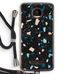 Terrazzo N°11: Motorola Moto Z Force Transparant Hoesje met koord