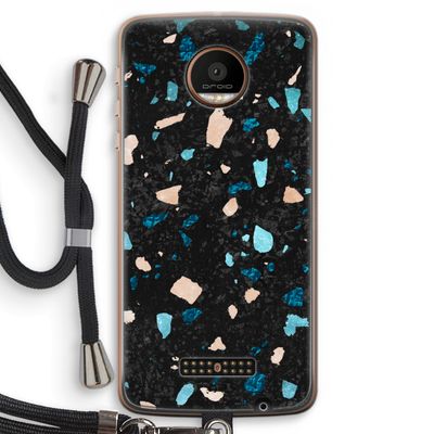 Terrazzo N°11: Motorola Moto Z Force Transparant Hoesje met koord