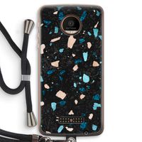 Terrazzo N°11: Motorola Moto Z Force Transparant Hoesje met koord