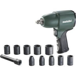 Metabo DSSW 360 Set 604118500 Pneumatische slagmoersleutel Gereedschapshouders: 1/2 (12.5 mm) buitenvierkant Draaimoment (max.): 360 Nm Incl. accessoires