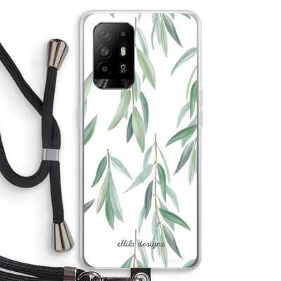 Branch up your life: Oppo A95 5G Transparant Hoesje met koord