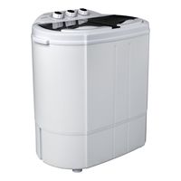 Salora WMR3700TWIN wasmachine Bovenbelading 3,6 kg 1300 RPM Zwart, Wit - thumbnail