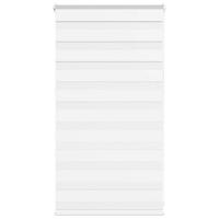 VidaXL Zebra blind 70x100 cm stofbreedte 65,9 cm polyester wit