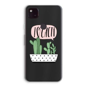 I love cacti: Google Pixel 4a 5G Transparant Hoesje