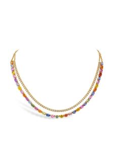 Pragnell collier Rainbow Fancy en or rose 18ct à ornements