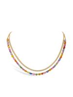 Pragnell collier Rainbow Fancy en or rose 18ct à ornements - thumbnail